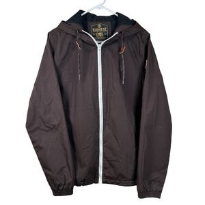Element Men's Wolfeboro Collection Brown 'Alder' Hooded Jacket Size M